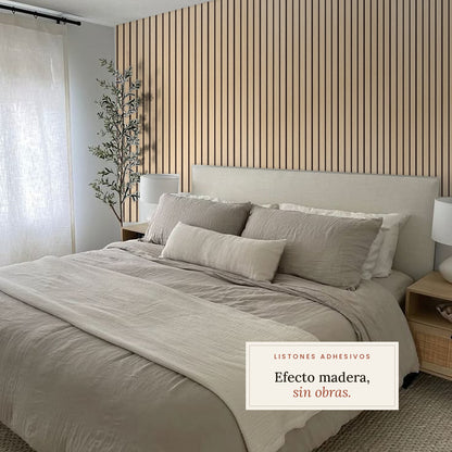 Papel Adhesivo Efecto Listones de Madera | 6 Tonos