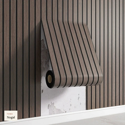 Papel Adhesivo Efecto Listones de Madera | 6 Tonos