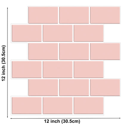 Panel de pared adhesivo 3D Estilo Metro Impermeable | Revestimiento Decorativo para cocina y baño
