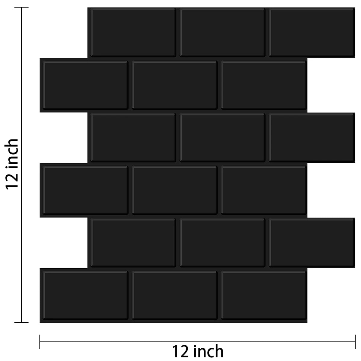 Panel de pared adhesivo 3D Estilo Metro Impermeable | Revestimiento Decorativo para cocina y baño