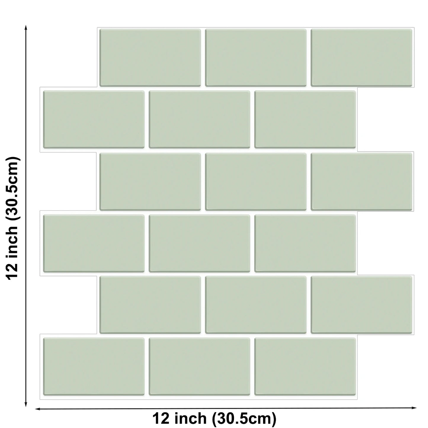 Panel de pared adhesivo 3D Estilo Metro Impermeable | Revestimiento Decorativo para cocina y baño