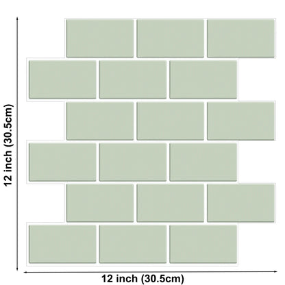 Panel de pared adhesivo 3D Estilo Metro Impermeable | Revestimiento Decorativo para cocina y baño