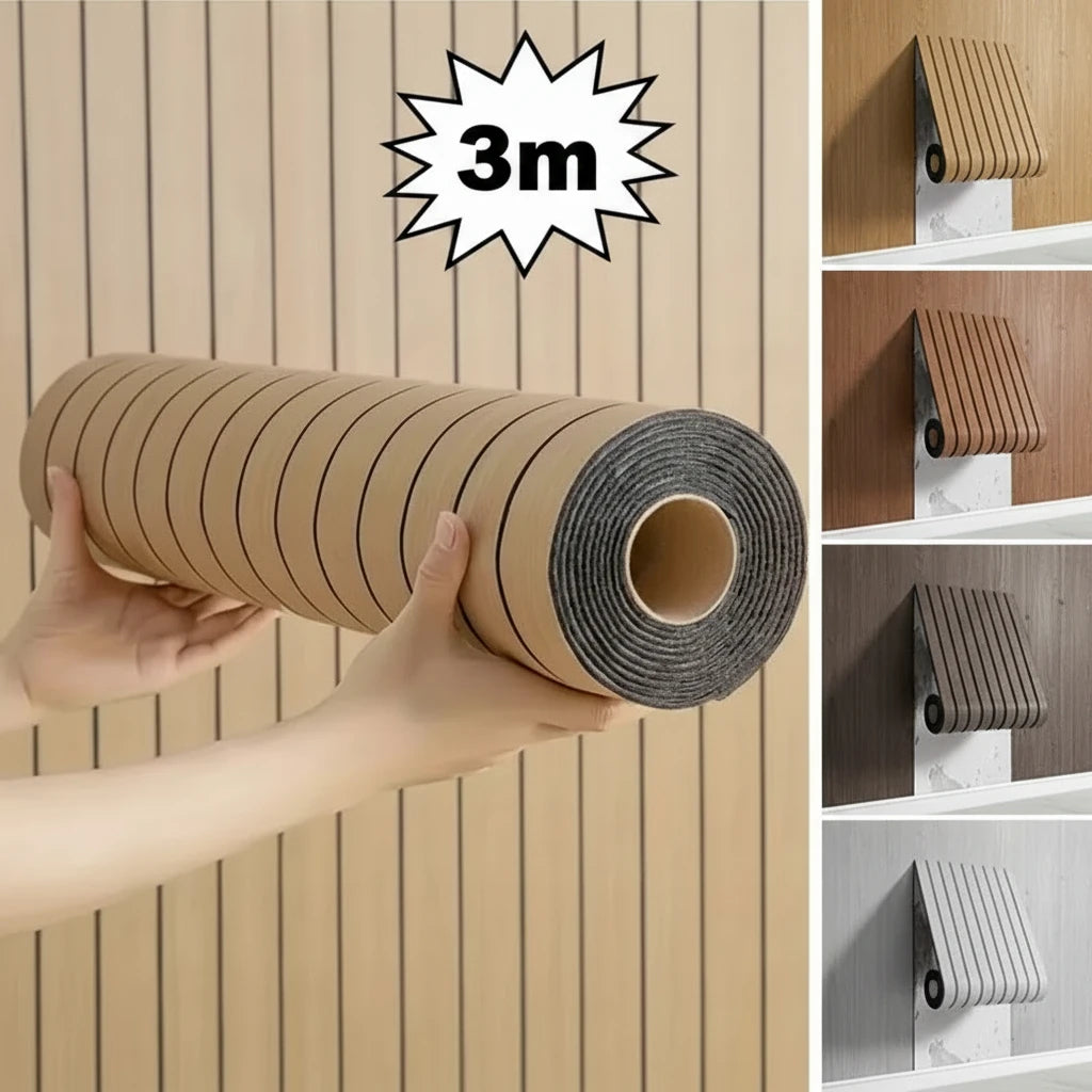 Panel Decorativo 3D Autoadhesivo | Acabado Elegante e Impermeable
